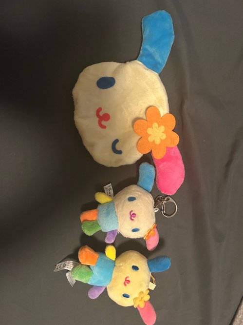 우사히나 키링 인형 2개 미니 파우치