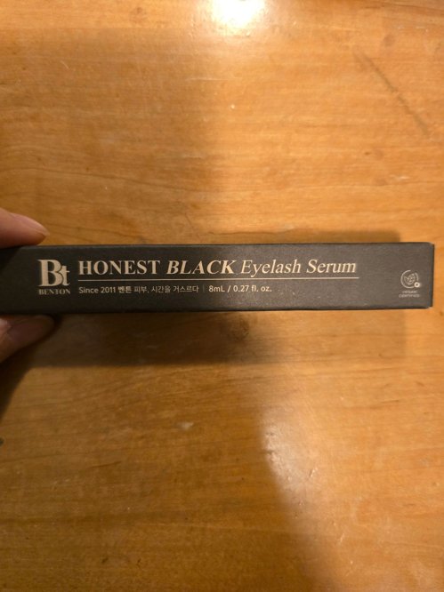 Benton black eyelash serum