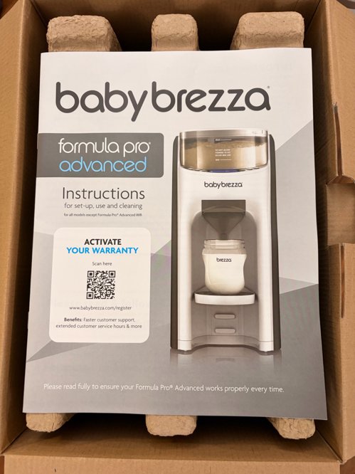 분유제조기 Baby brezza 베이비 브레짜(새 상품과 다름없음)pro advanced +교체 퍼널 2개 함께 드림