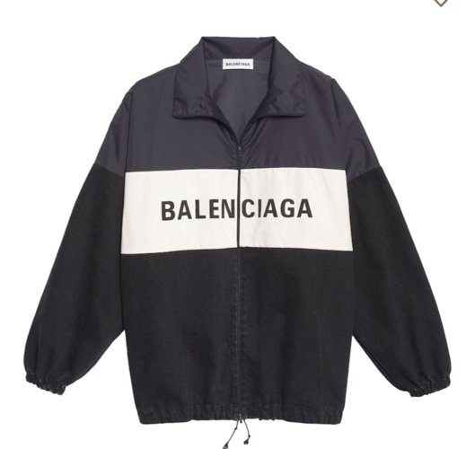 Balenciaga zipup track jacket