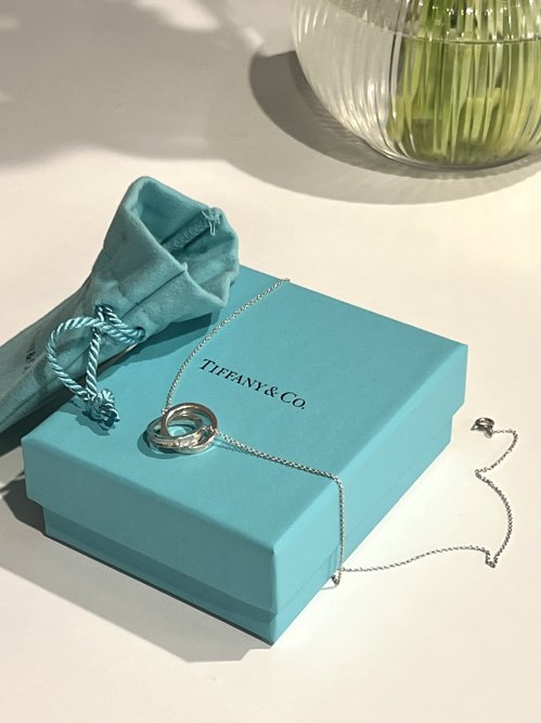 티파니앤코 실버 인터락킹 목걸이 tiffany & co