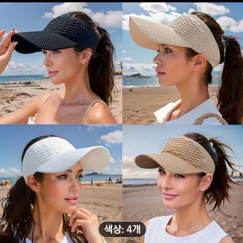 썬캡    모자  (.카멜)