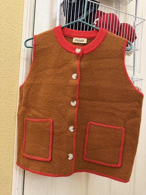 예쁜 조끼 (새거)