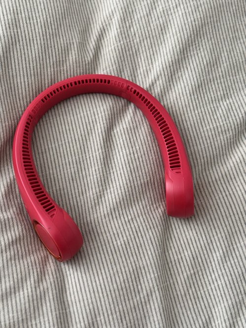 목에거는 fan 선풍기