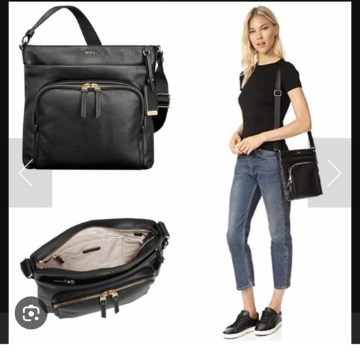 투미 크로스바디 가죽백