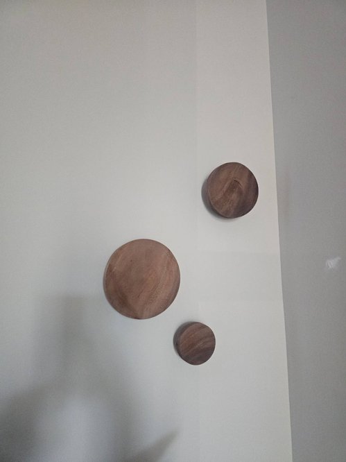 CB2 원목 벽장식, 옷 모자 걸이