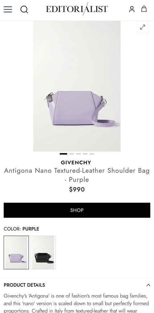 Givenchy 지방시 안티고나 나노