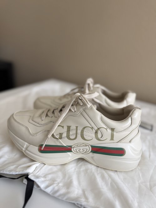 Gucci women's Rhyton sneaker 36.5 (us6-6.5)