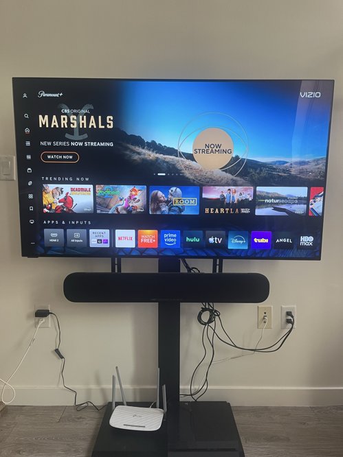 55in Vizio Smart TV + Yamaha speaker + TV stand