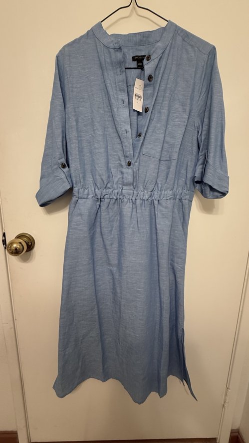 Ann Taylor linen one piece dress
