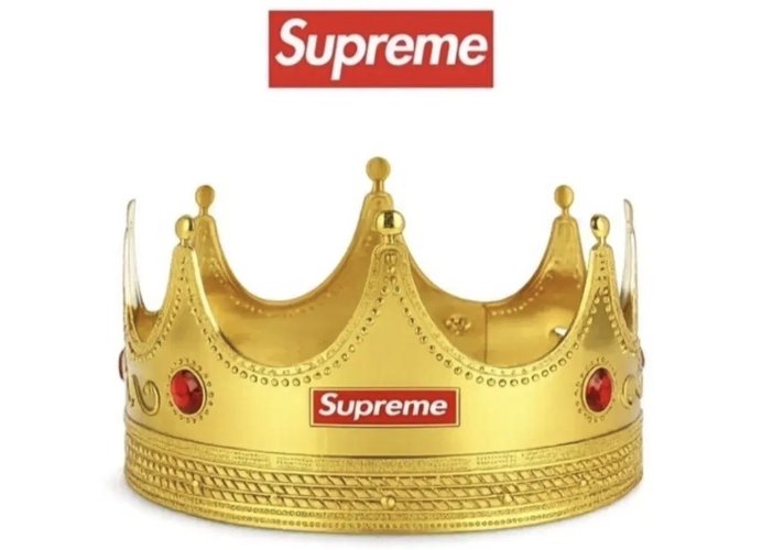정품 슈프림 왕관