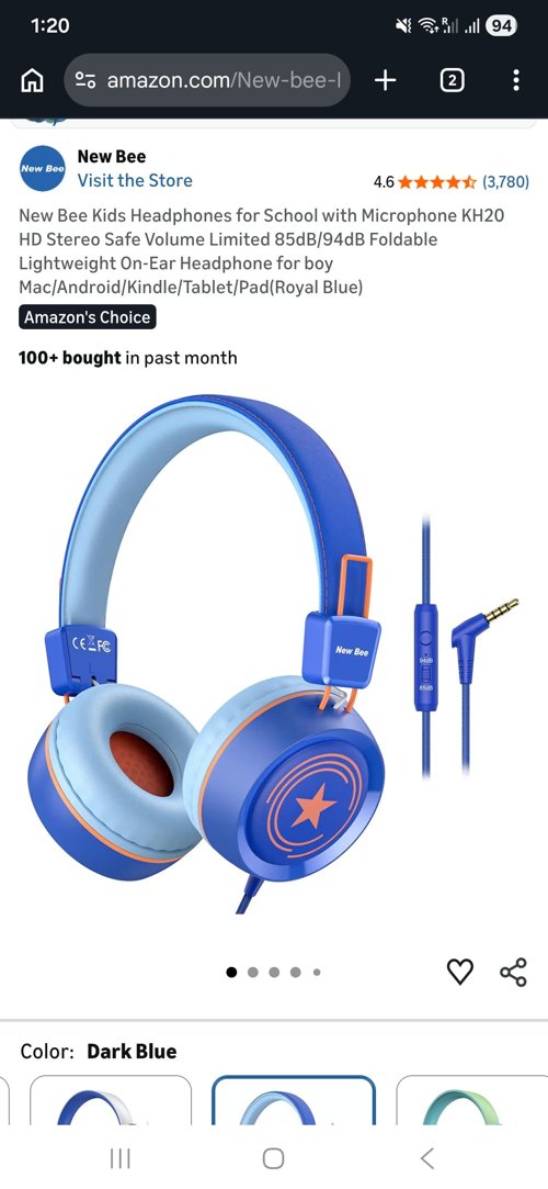 New bee 키즈용 헤드폰