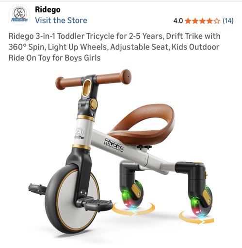 Ridego 3-in-1 저전거