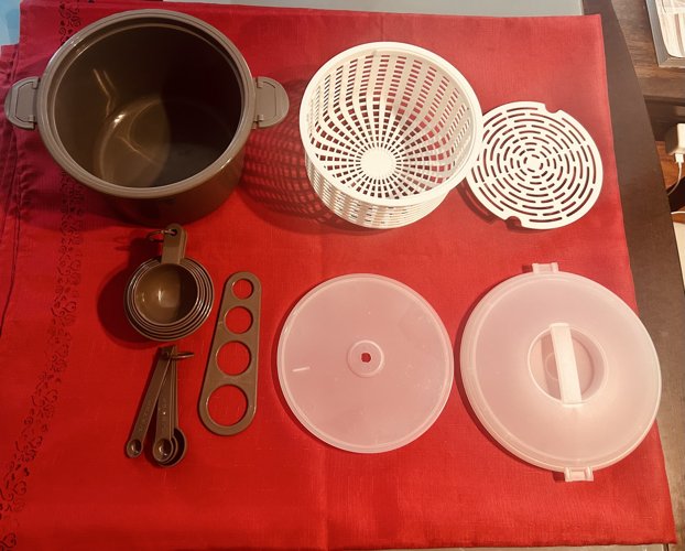 9인치 전자레인지용 밥 & 파스타 쿠커 세트