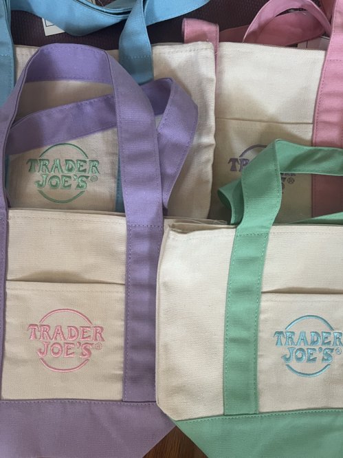 트레이더죠 파스텔 미니백