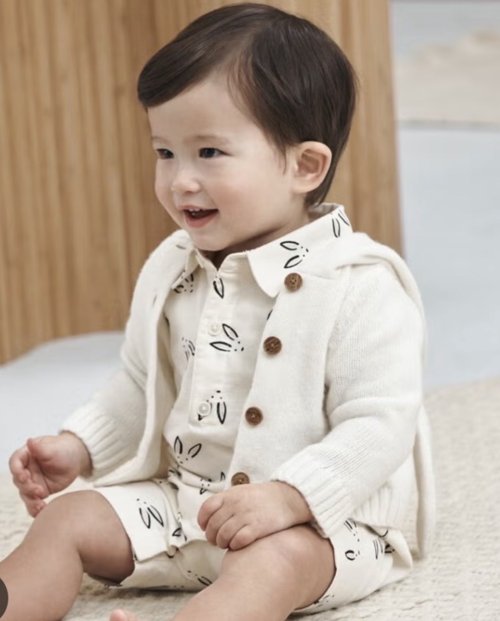 부활절 Easter Bunny 롬퍼 12-18M