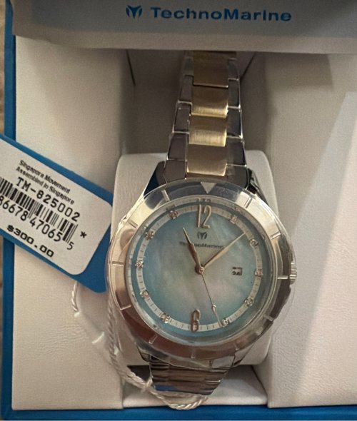 ㅣ테크노마린(TechnoMarine) 정품 여성용 메탈 시계 (풀박스/상태 최상)