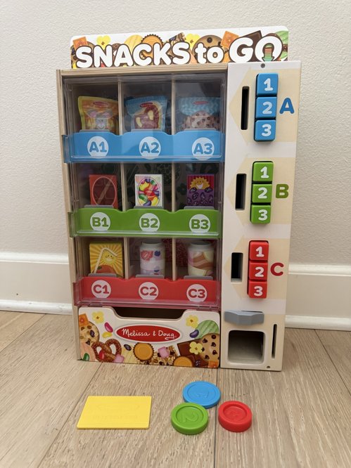 멜리사 더그 벤딩머신 (LIKE NEW) Melissa Doug vending machine toy