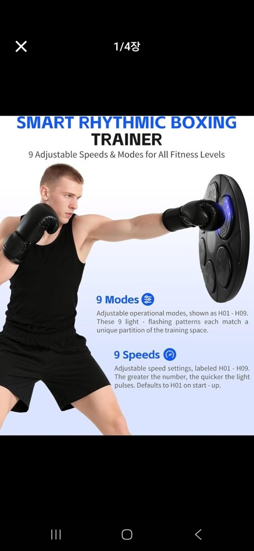 뮤직 복싱 트레이너