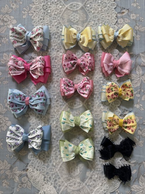 핸드메이드 리본핀