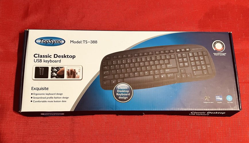 TopSync 유선 키보드 (박스 포함)
