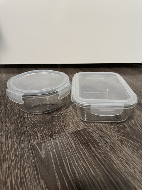 유리 컨테이너 (2개 $3)