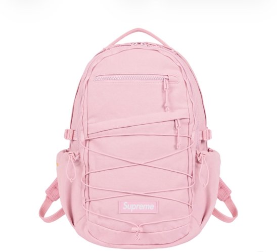 정품 슈프림 백팩 라이트 핑크 - 25SS 가방
