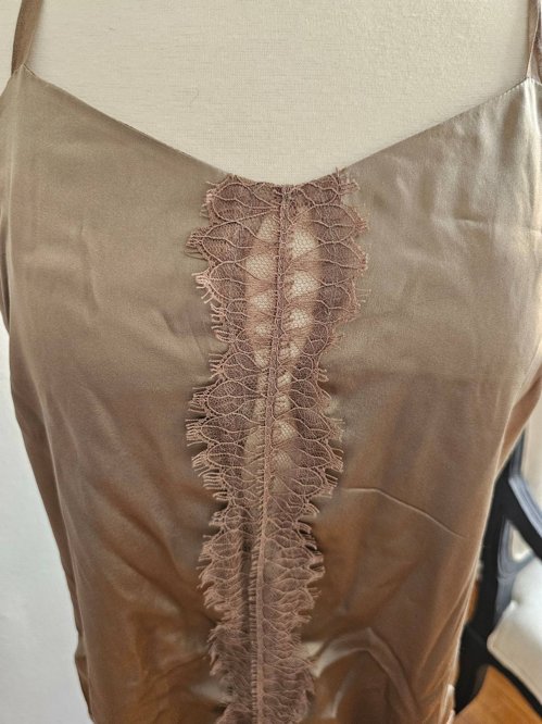 Rozae Nichols 실크 레이스 탑