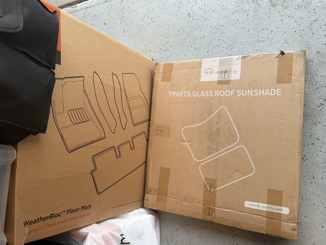 테슬라 모델3 하이랜드 바닥매트 + 선쉐이드