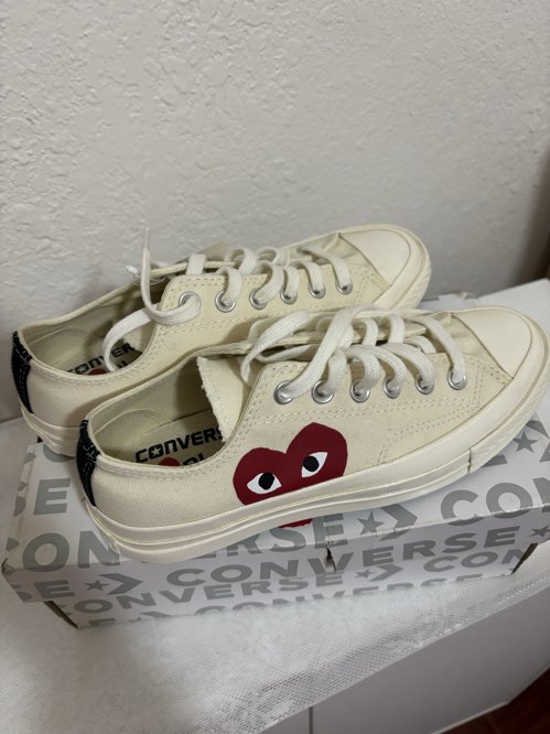 꼼데가르송 컨버스 스니커즈 size 7 Comme Des Garcons Convers