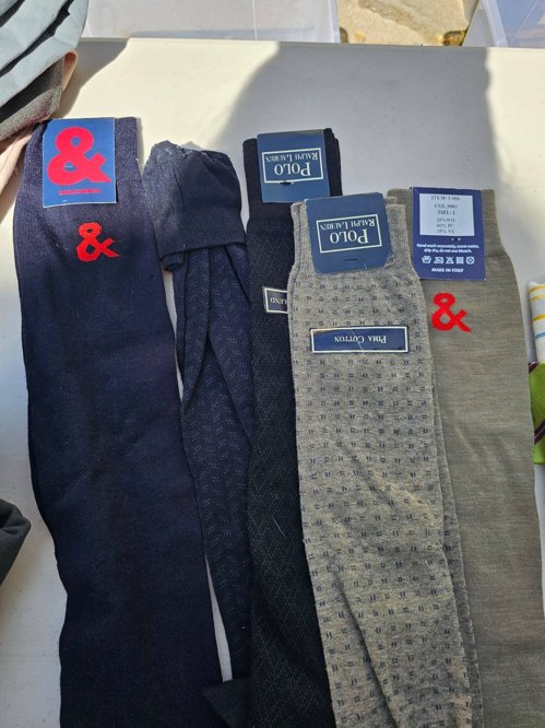 D&G / POLO 양말 5개 새거