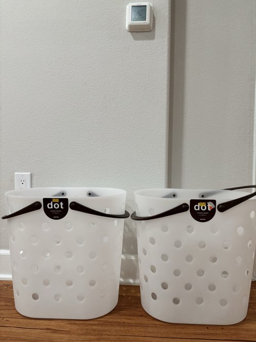 빨래 세탁 바구니 2개 판매