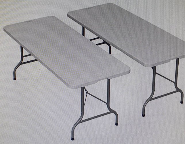 Plastic Folder Table