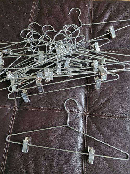 철제 바지 옷걸이