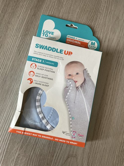 Love to Dream Swaddle UP, 13-19lbs 미사용 스와들 업 M 사이즈 블루