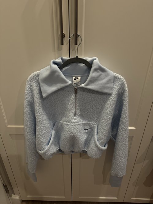 Nike 나이키 여성 크롭 하프집 사이즈S