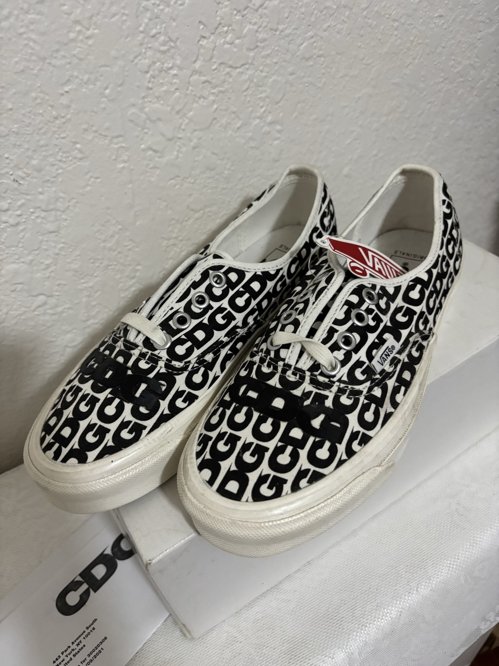 꼼데가르송 x 반스 콜라보 한정 size 7