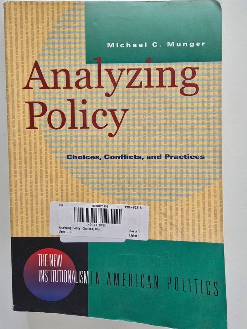 Analyzing policy 교재