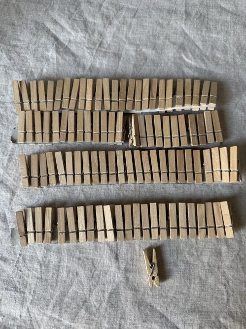 크래프트 미니 집게