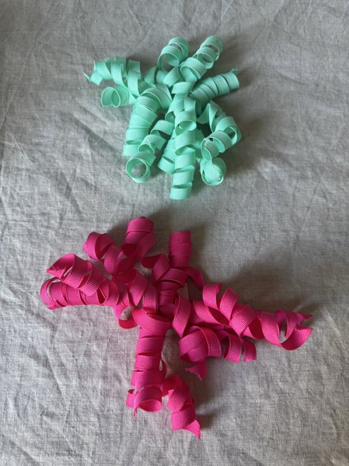 포장용 리본장식 2개