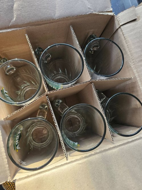 한국 테라 생맥주잔 6개