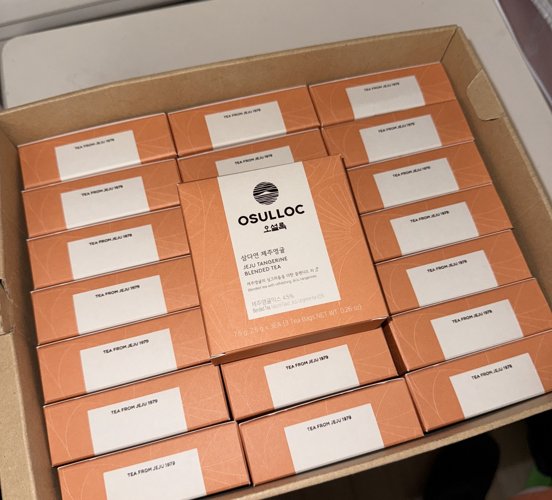 오설록 Jeju Tangerine Blended TEA