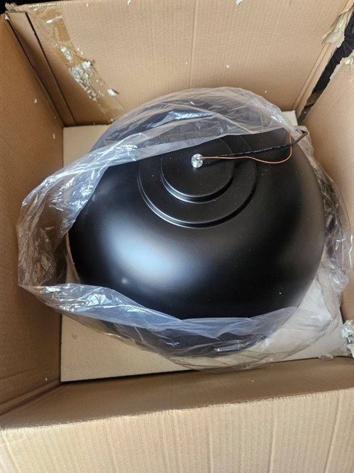 XL 큰 블랙 실링 드럼 라이트 램프 전등