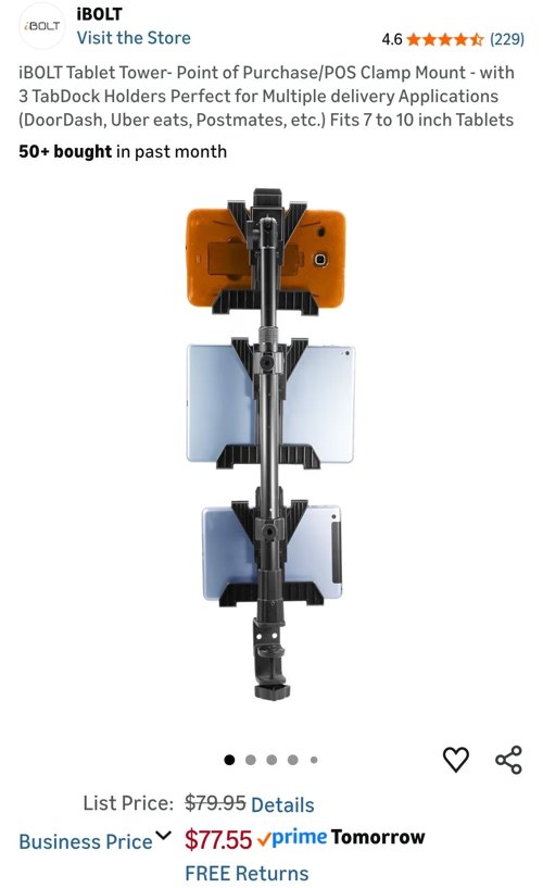 2개 전부 IBOLT 타블렛 타워 스탠드