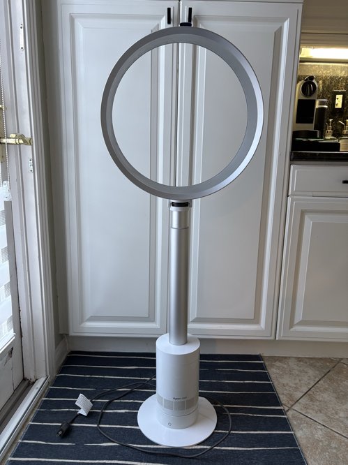 다이슨 AM08 스탠드형 선풍기 (화이트/실버) – 높이조절 가능