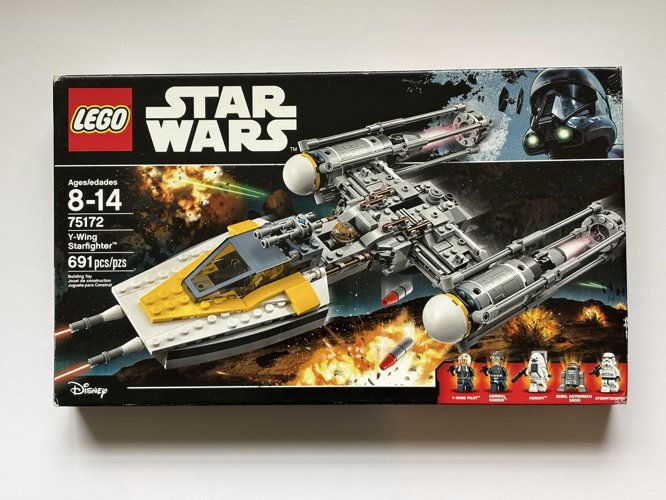 Lego 75172 Starwars Y wing star fighter