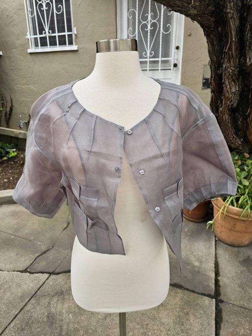 BCBG Runway 실크 자켓