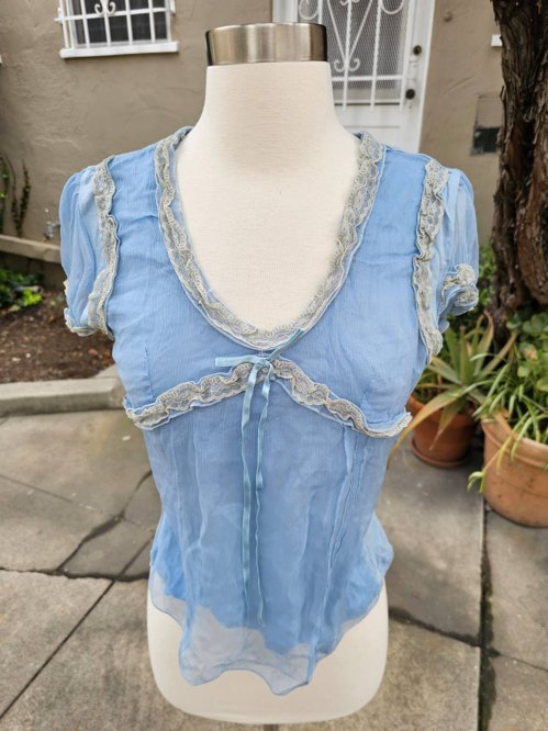 프랑스 브랜드 블라우스