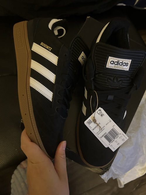 정품 새상품 260 아디다스 부세니츠 프로 코어 블랙 신발 운동화+신발끈