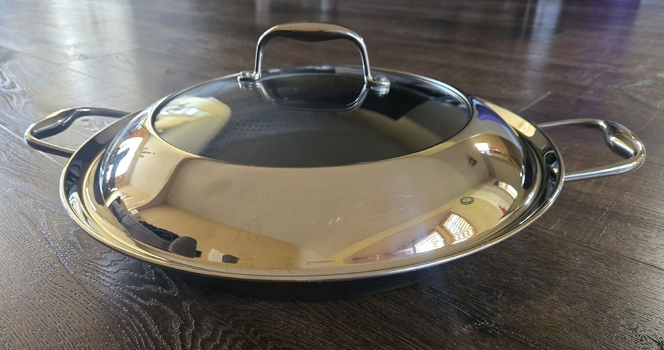 쿡셀 빠에야팬 멀티 프라이팬 36cm 뚜껑 세트